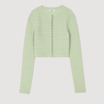 Merveilleux Studded Cardigan Vert Amande - Endless - UAE Rental and Resale for Women's Fashion