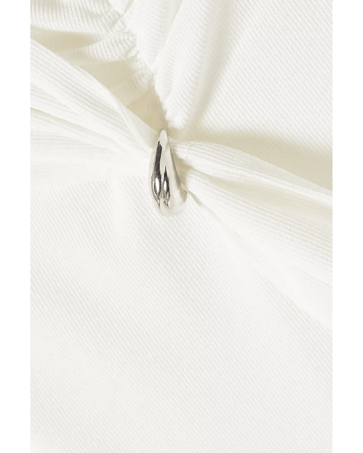 Metal-detail Draped Maxi Dress - Endless - UAE Rental and Resale for Women's Fashion