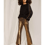 Metallic Bonded Pants - Endless - UAE Rental and Resale for Women's Fashion