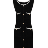 Mia Contrast Knit Mini Dress - Endless - UAE Rental and Resale for Women's Fashion