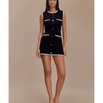 Mia Contrast Knit Mini Dress - Endless - UAE Rental and Resale for Women's Fashion