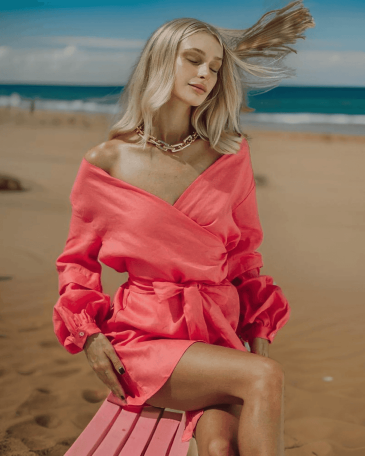 Mia Off The Shoulder Dress - Endless - UAE Rental and Resale for Women's Fashion