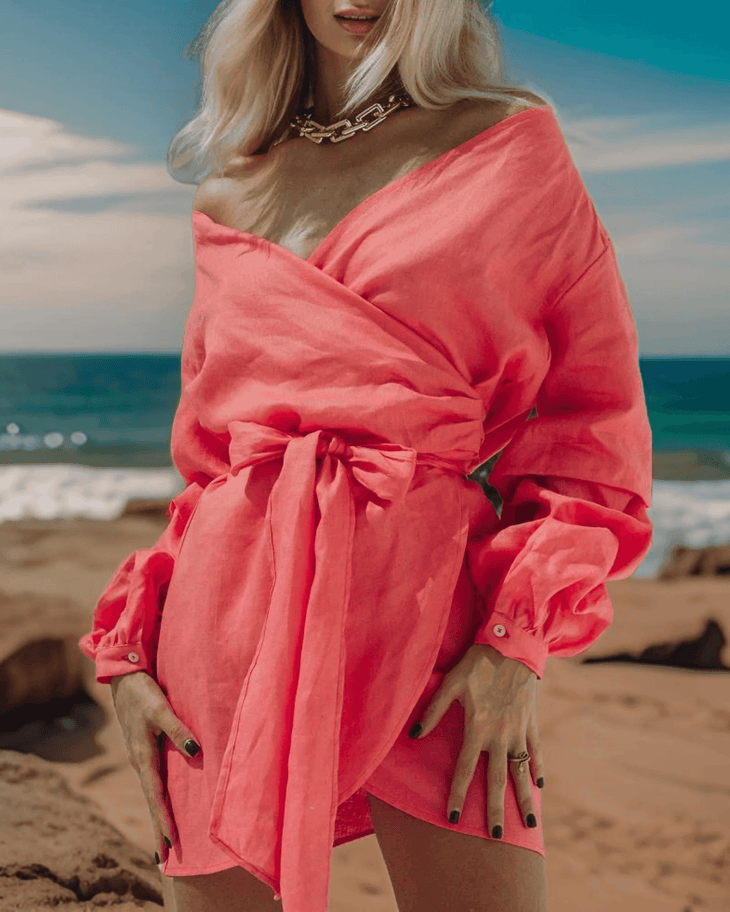 Mia Off The Shoulder Dress - Endless - UAE Rental and Resale for Women's Fashion