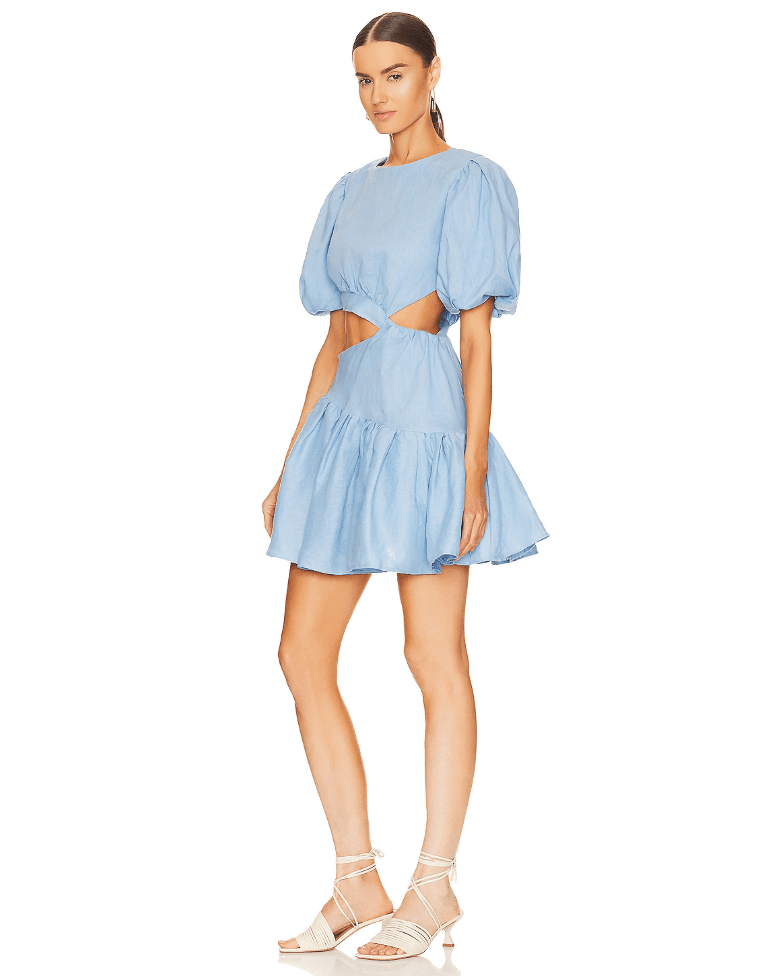 Mimi Linen Mini Dress - Endless - UAE Rental and Resale for Women's Fashion