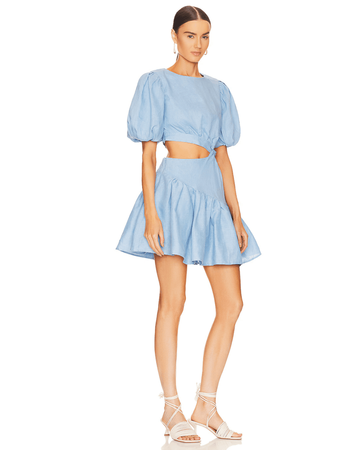 Mimi Linen Mini Dress - Endless - UAE Rental and Resale for Women's Fashion