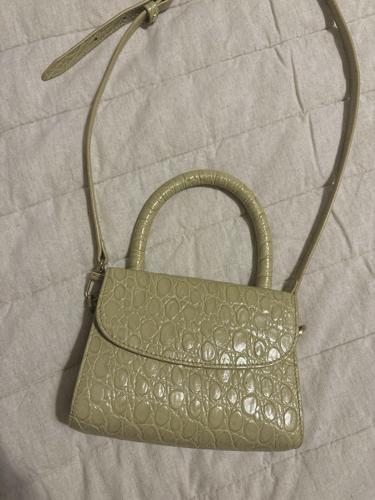 Mina Embossed Mini Tote Bag - Endless - UAE Rental and Resale for Women's Fashion