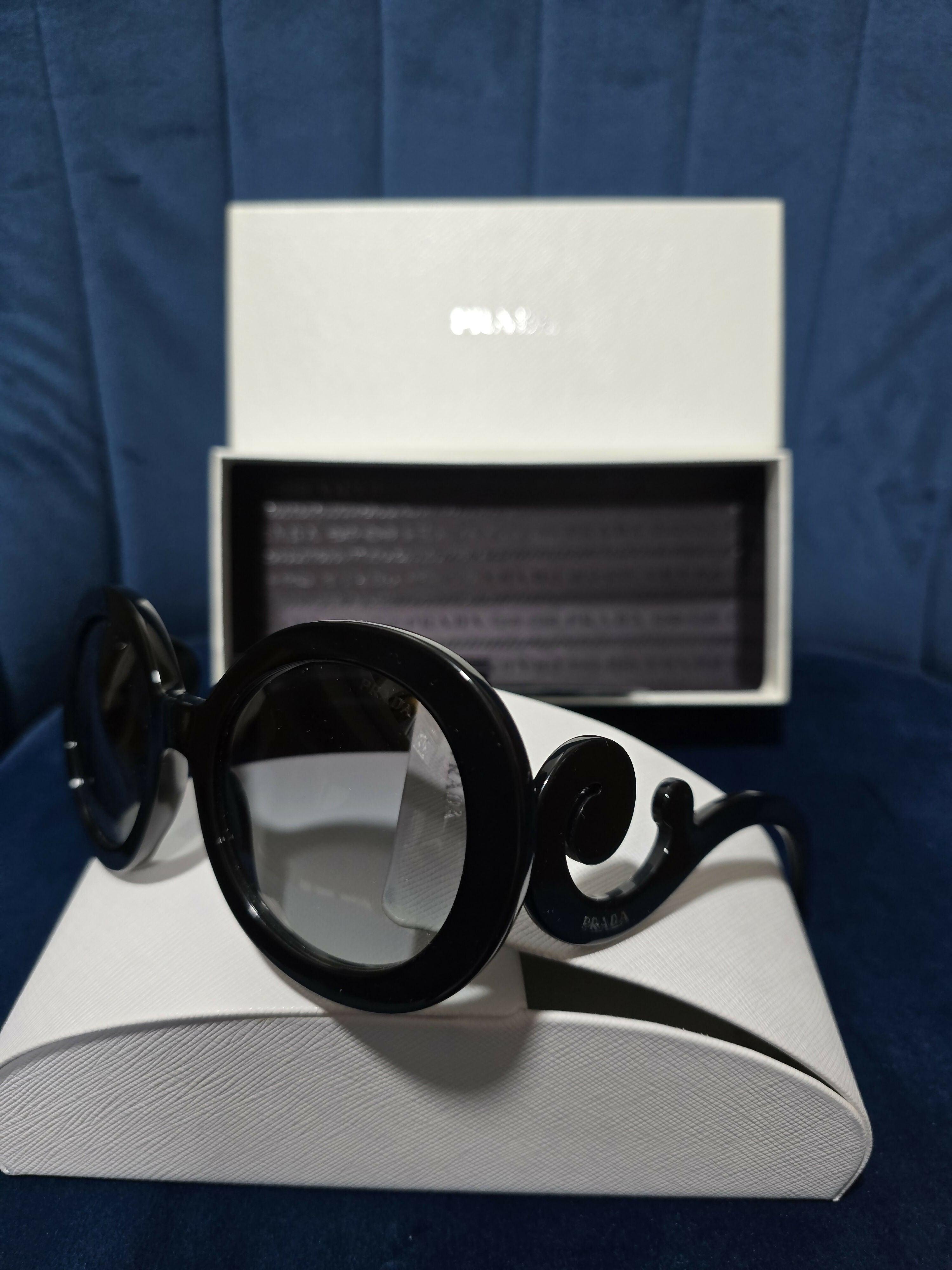Prada Eyeglasses Prada Minimal Baroque Round Sunglasses Minimal