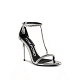 Mirror T-Strap Padlock 105 Sandal - Endless - UAE Rental and Resale for Women's Fashion