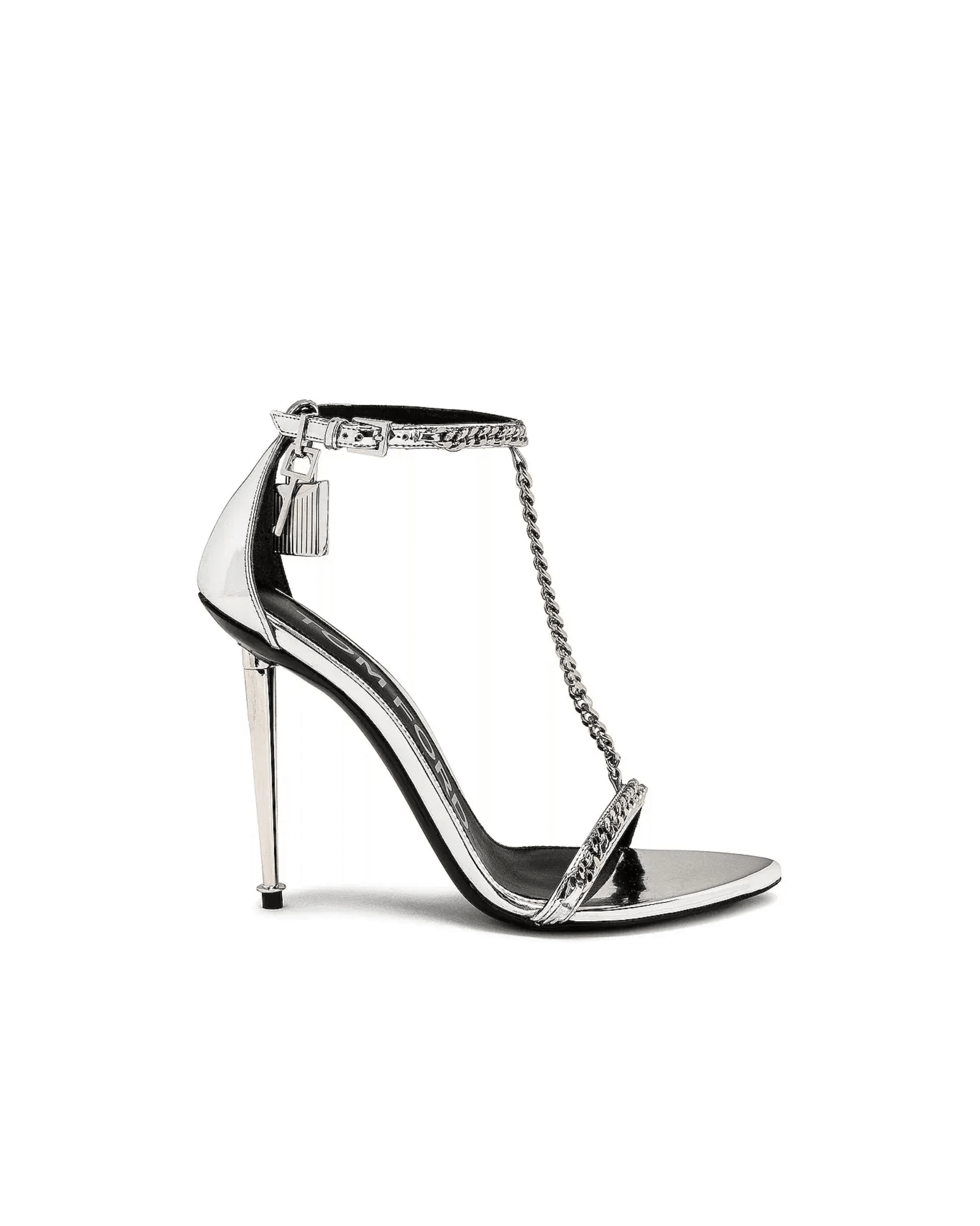 Mirror T-Strap Padlock 105 Sandal - Endless - UAE Rental and Resale for Women's Fashion