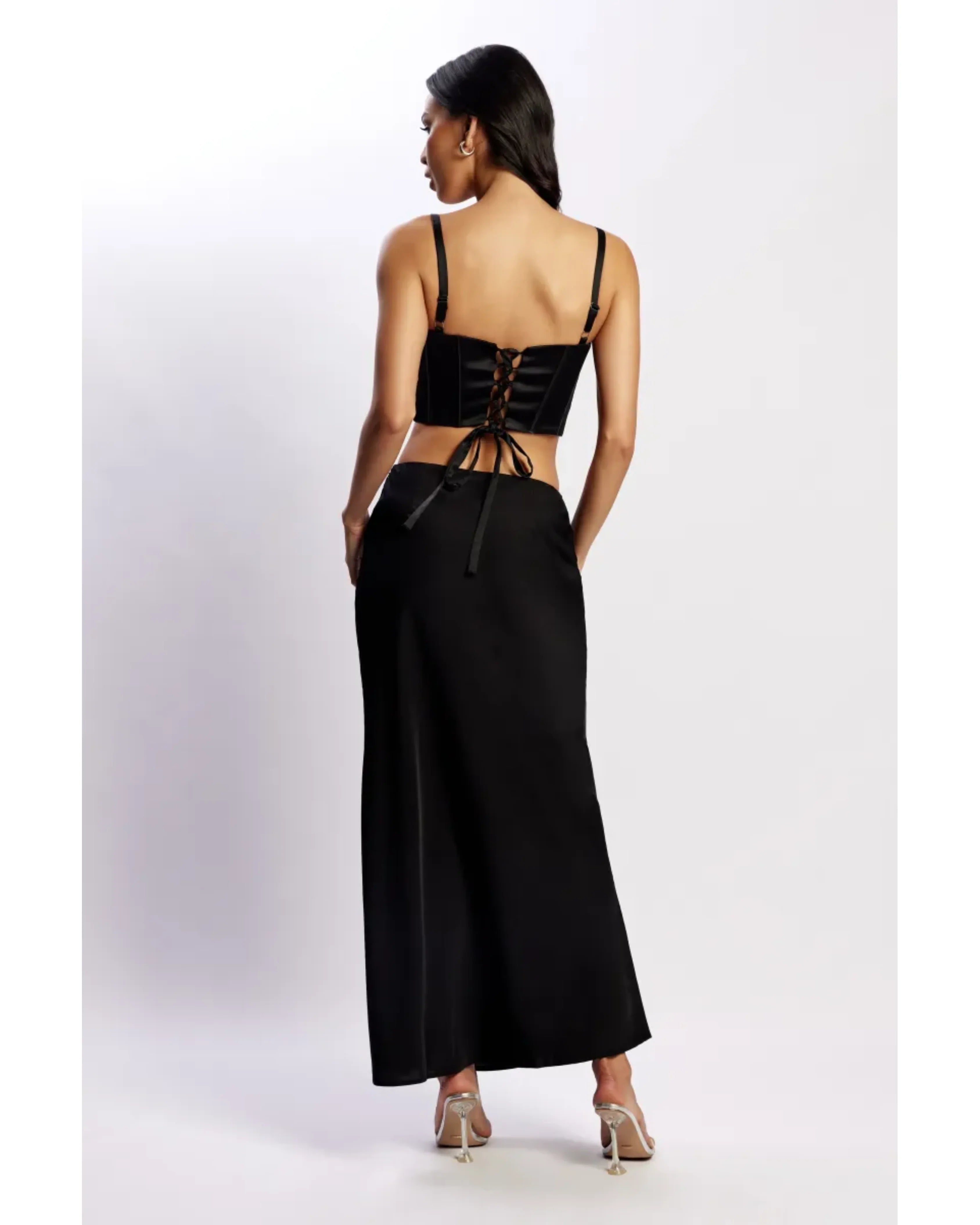 Missy Maxi Satin Skirt - Endless - UAE Rental and Resale for Women's Fashion