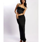 Missy Maxi Satin Skirt - Endless - UAE Rental and Resale for Women's Fashion