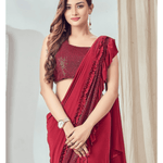 Mitera Sequinned Ready to Wear Saree - Endless - UAE Rental and Resale for Women's Fashion