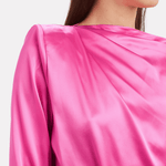 Modena Satin Boat Neck Top - Endless - UAE Rental and Resale for Women's Fashion