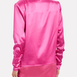 Modena Satin Boat Neck Top - Endless - UAE Rental and Resale for Women's Fashion