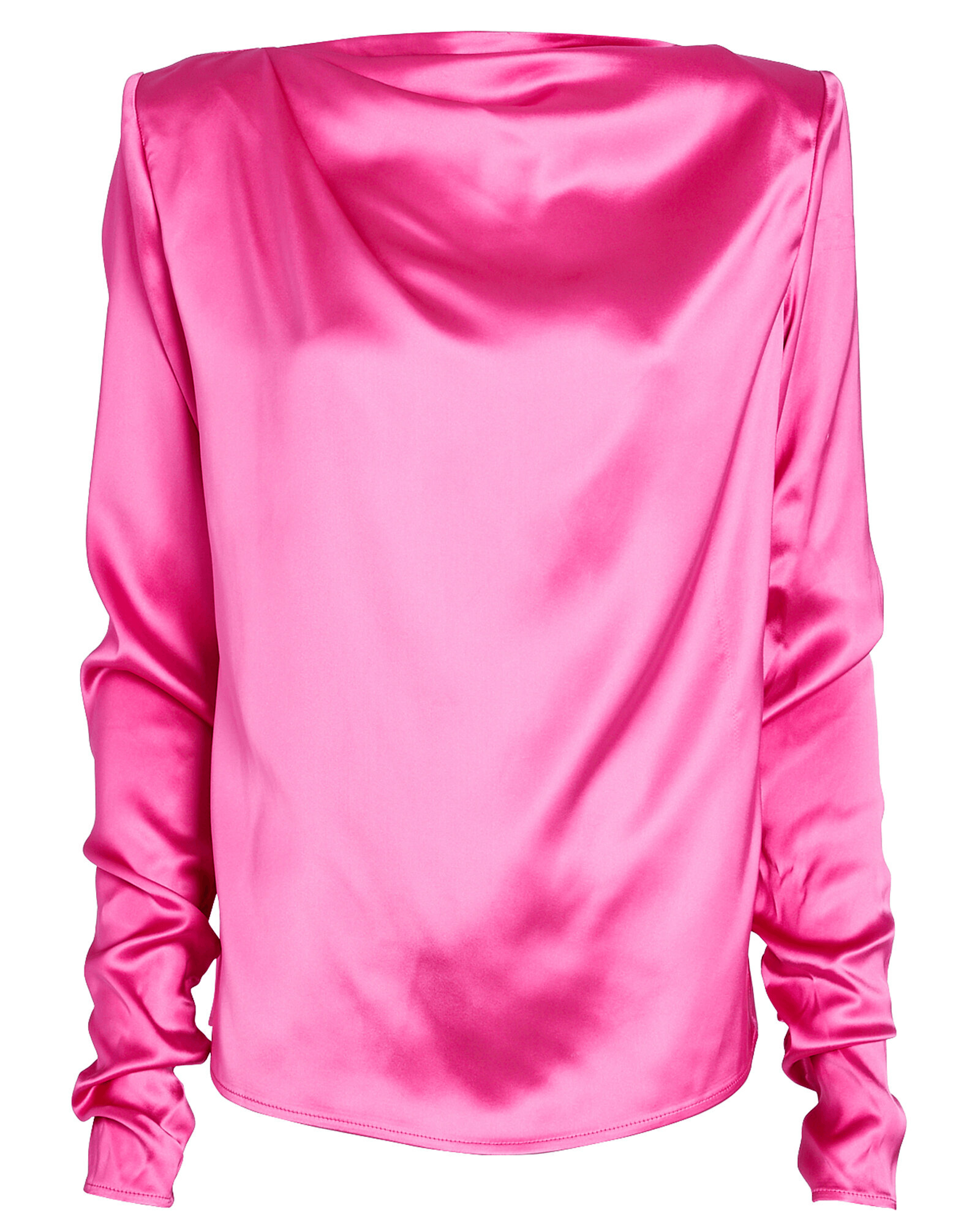 Modena Satin Boat Neck Top - Endless - UAE Rental and Resale for Women's Fashion