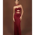 Monique Maxi Dress - Cherry - Endless - UAE Rental and Resale for Women's Fashion