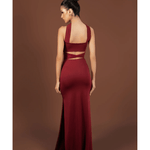 Monique Maxi Dress - Cherry - Endless - UAE Rental and Resale for Women's Fashion