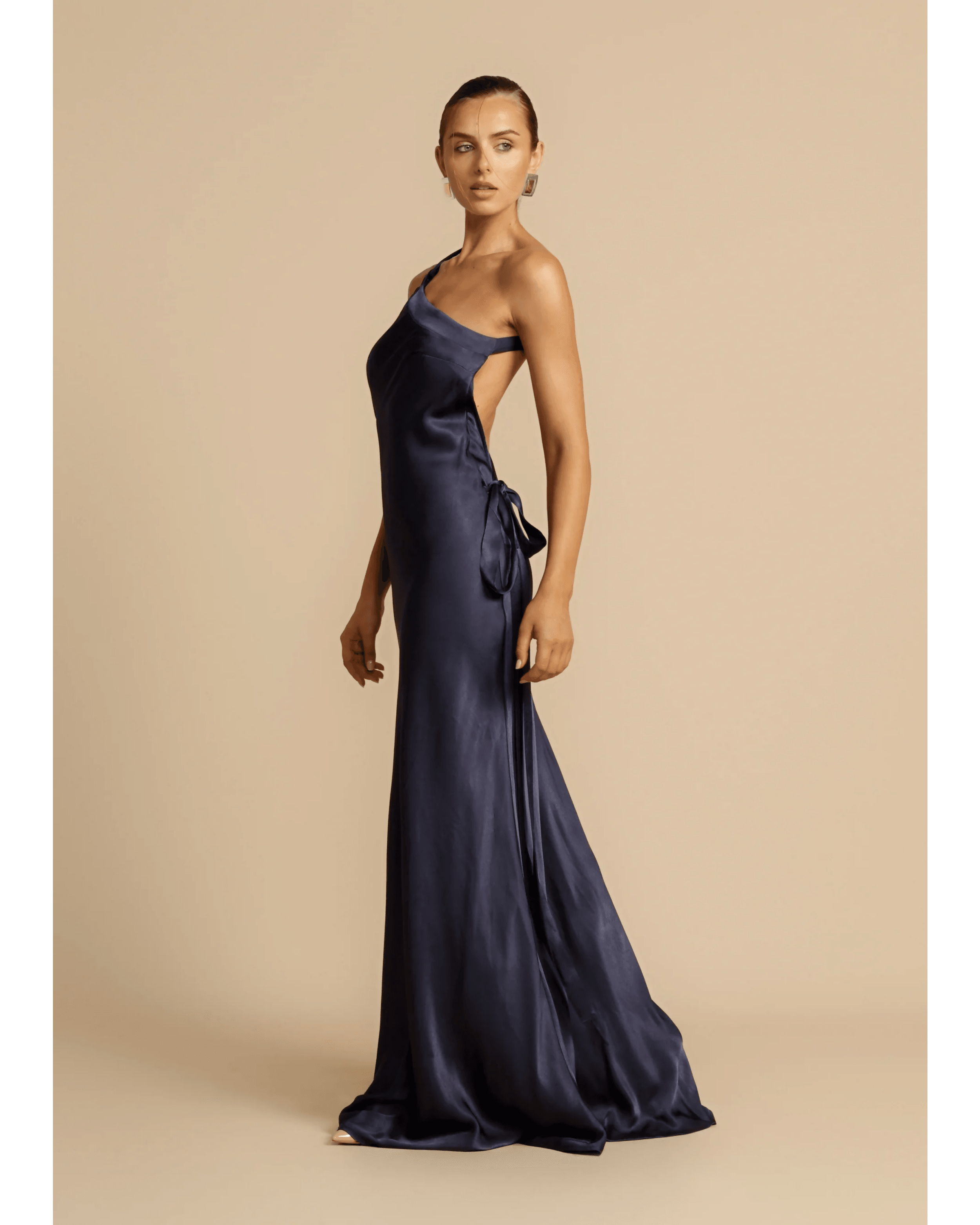 Monique Satin Maxi Dress - Endless - UAE Rental and Resale for Women's Fashion