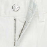 Folded white denim jeans with visible back pocket detail — Celine | Endless UAE