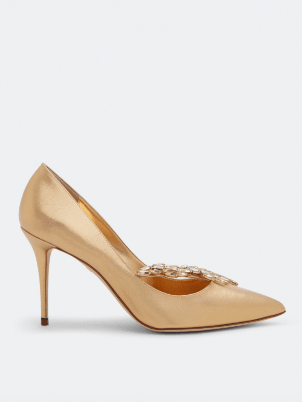 Gold dress hot sale pumps