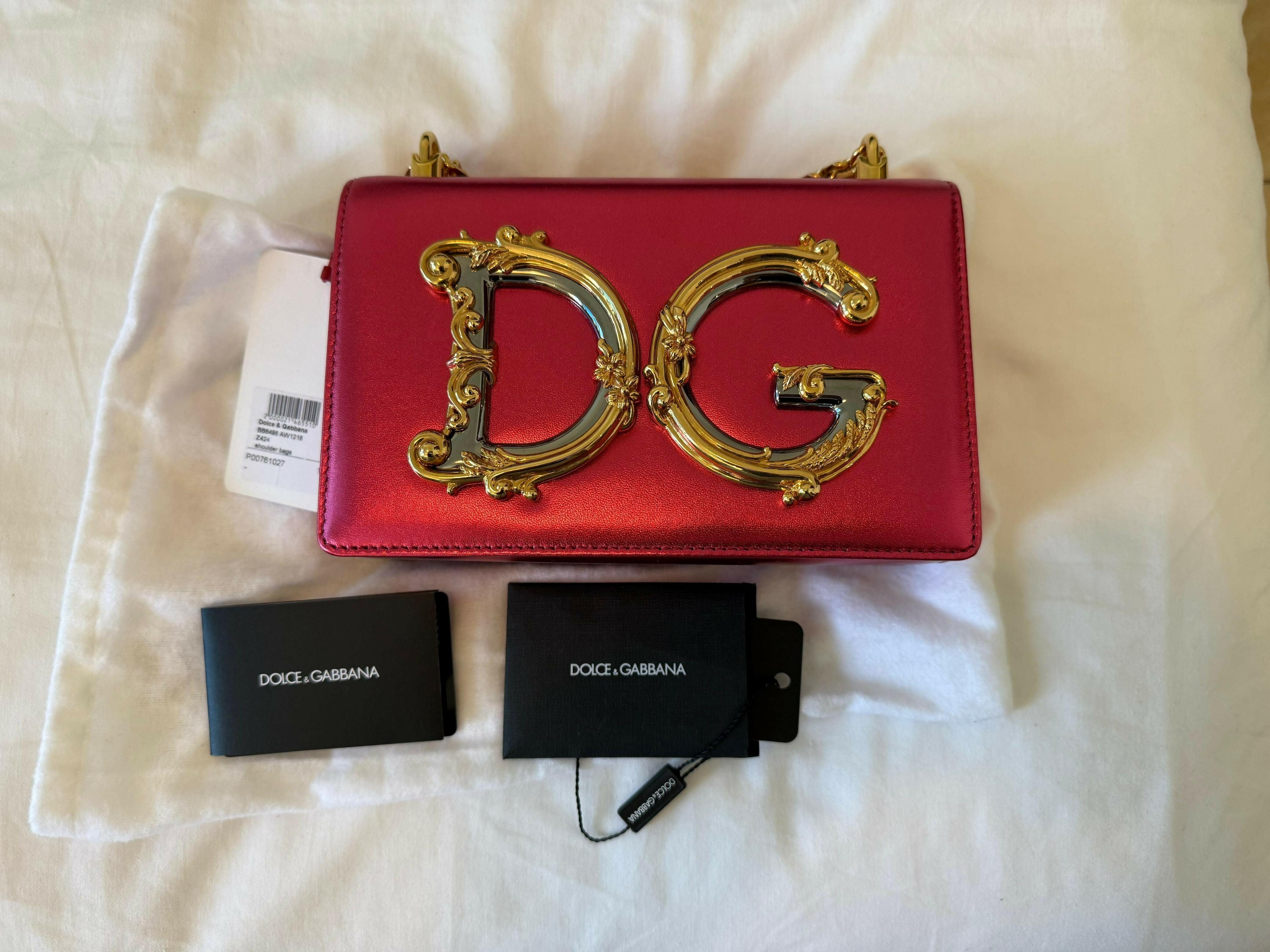 Nappa Leather DG Girls Shoulder Bag - Endless - UAE Rental and Resale for Women's Fashion