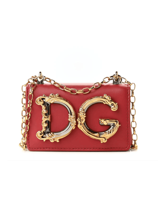 Nappa Shoulder Bag in Red - Endless