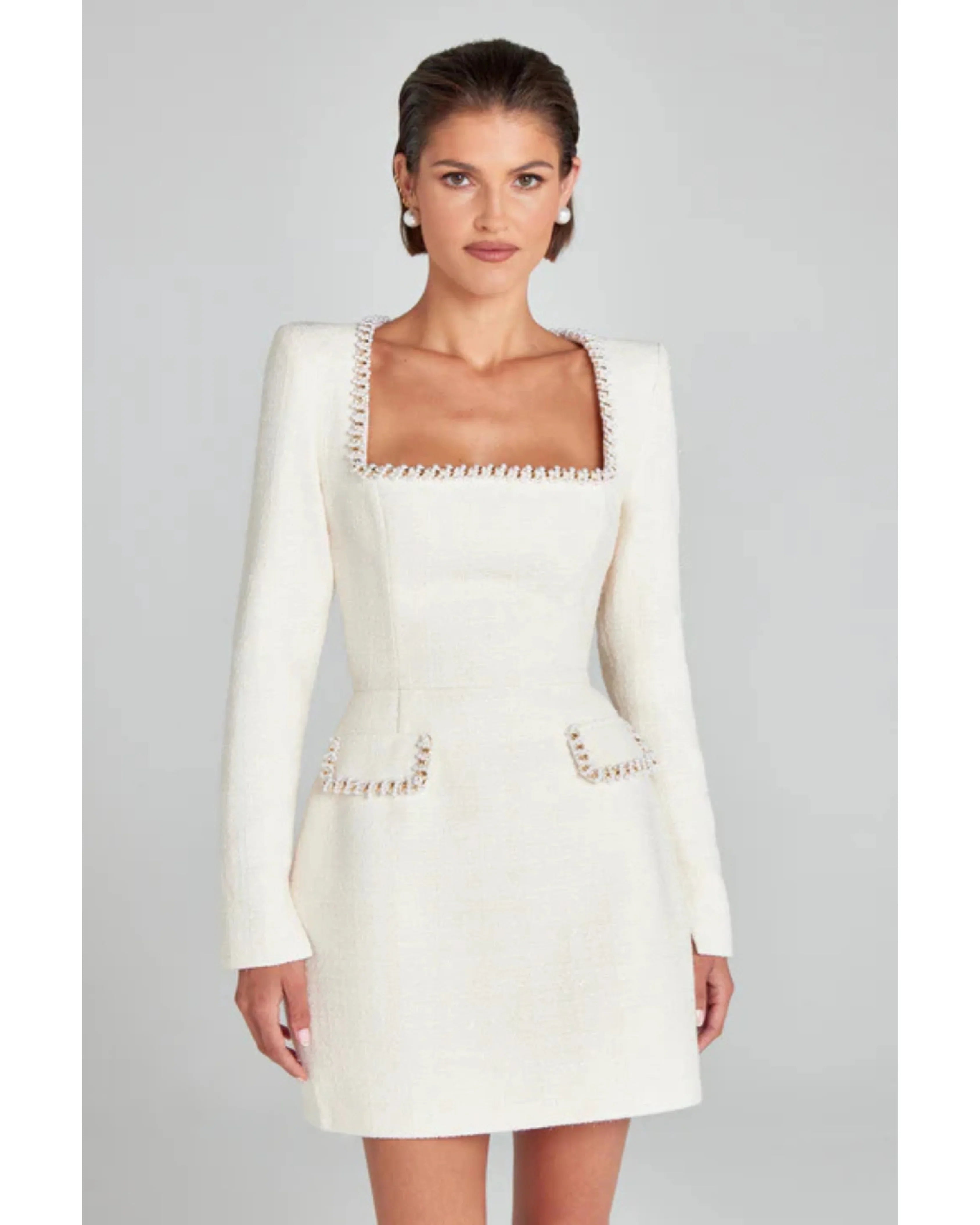 Natalie Ivory Dress - Endless - UAE Rental and Resale for Women's Fashion
