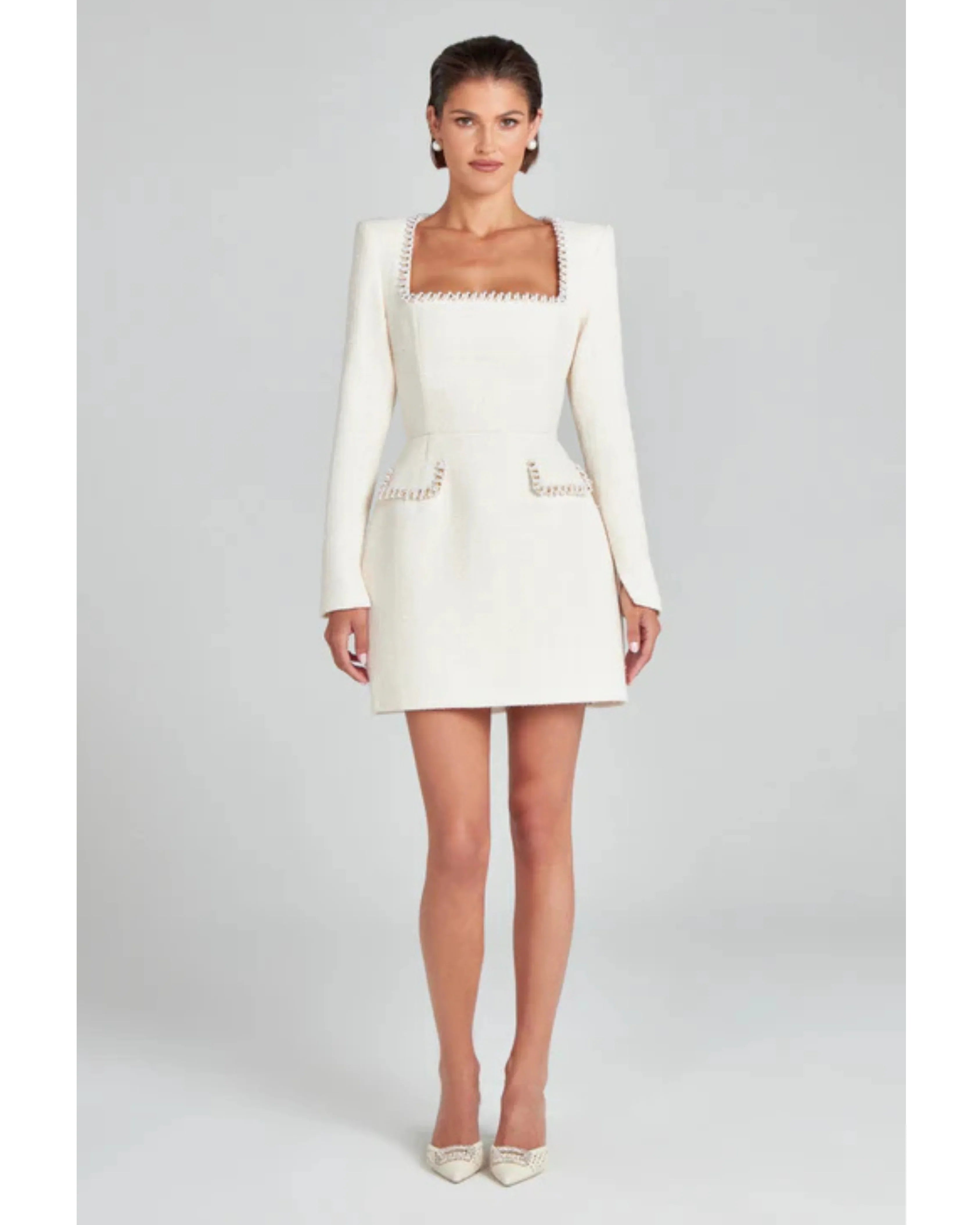 Natalie Ivory Dress - Endless - UAE Rental and Resale for Women's Fashion