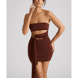 Natalya Bandeau Mini Dress - Endless - UAE Rental and Resale for Women's Fashion