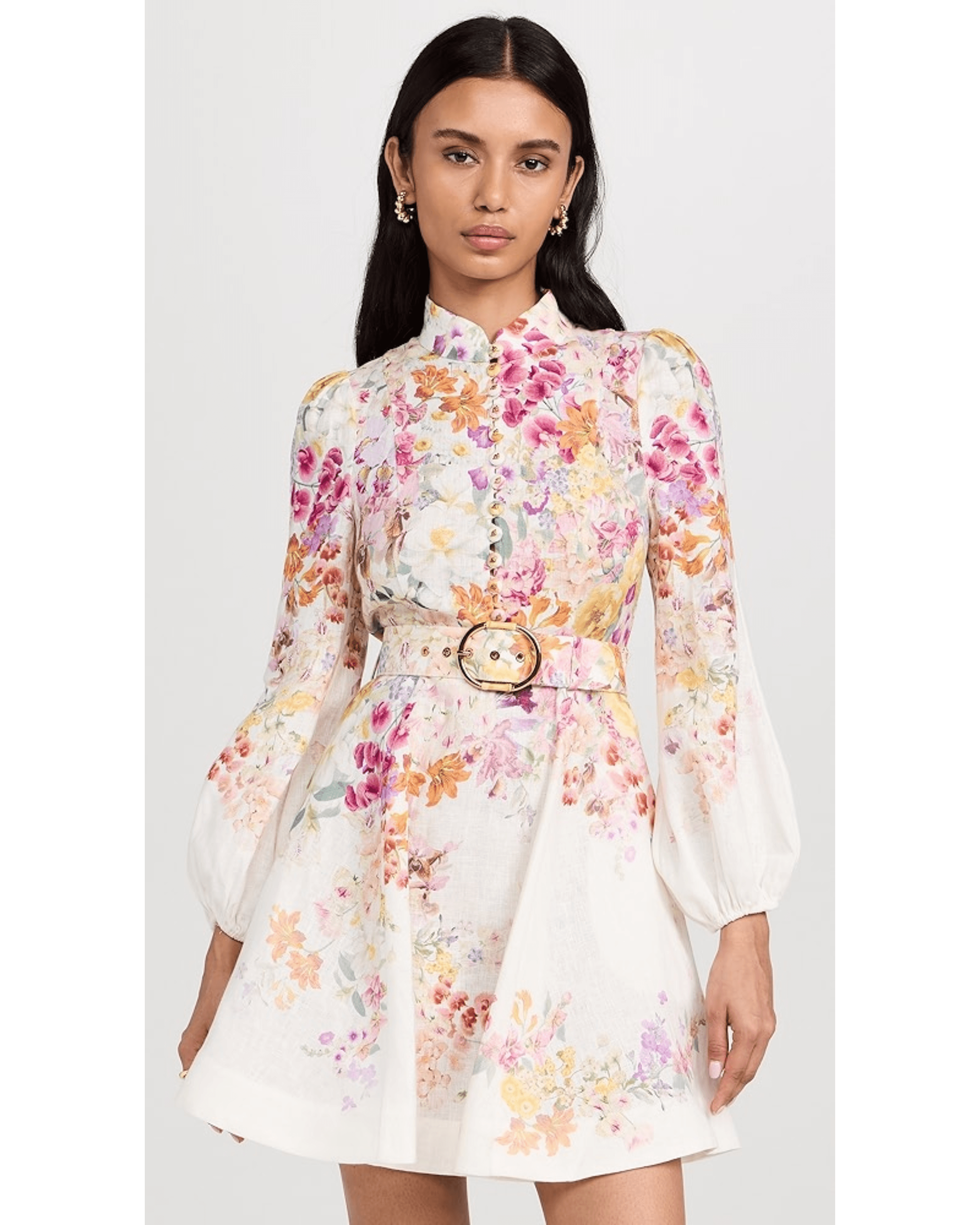 Natura Buttoned Mini Dress - Endless - UAE Rental and Resale for Women's Fashion