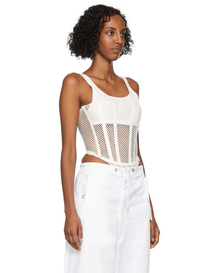 Net Lace Suspended Corset Top - Endless - UAE Rental and Resale for Women's Fashion