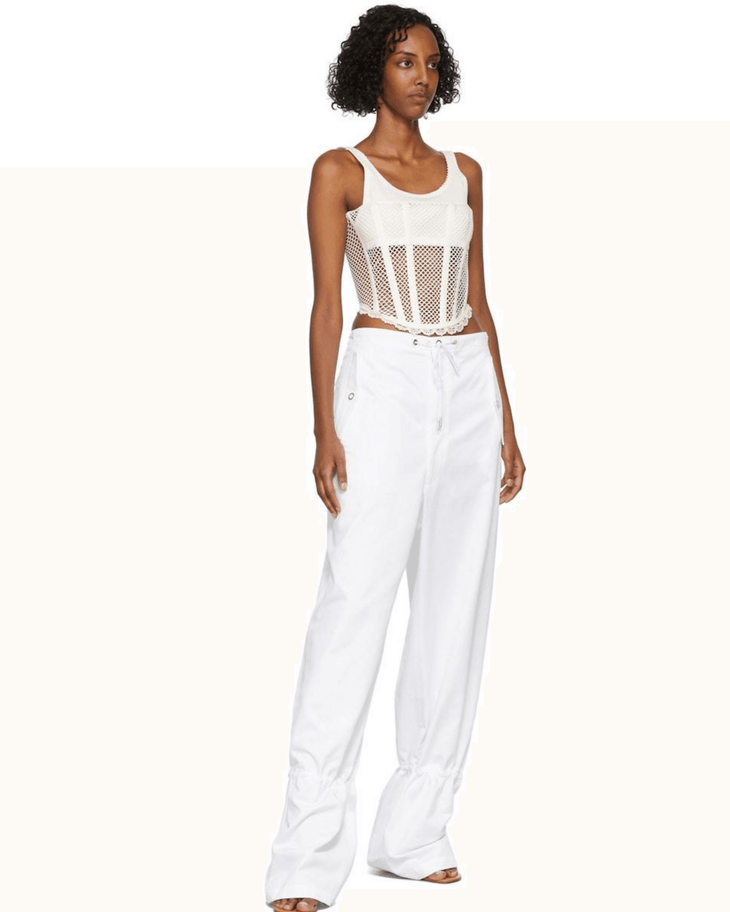 Net Lace Suspended Corset Top - Endless - UAE Rental and Resale for Women's Fashion