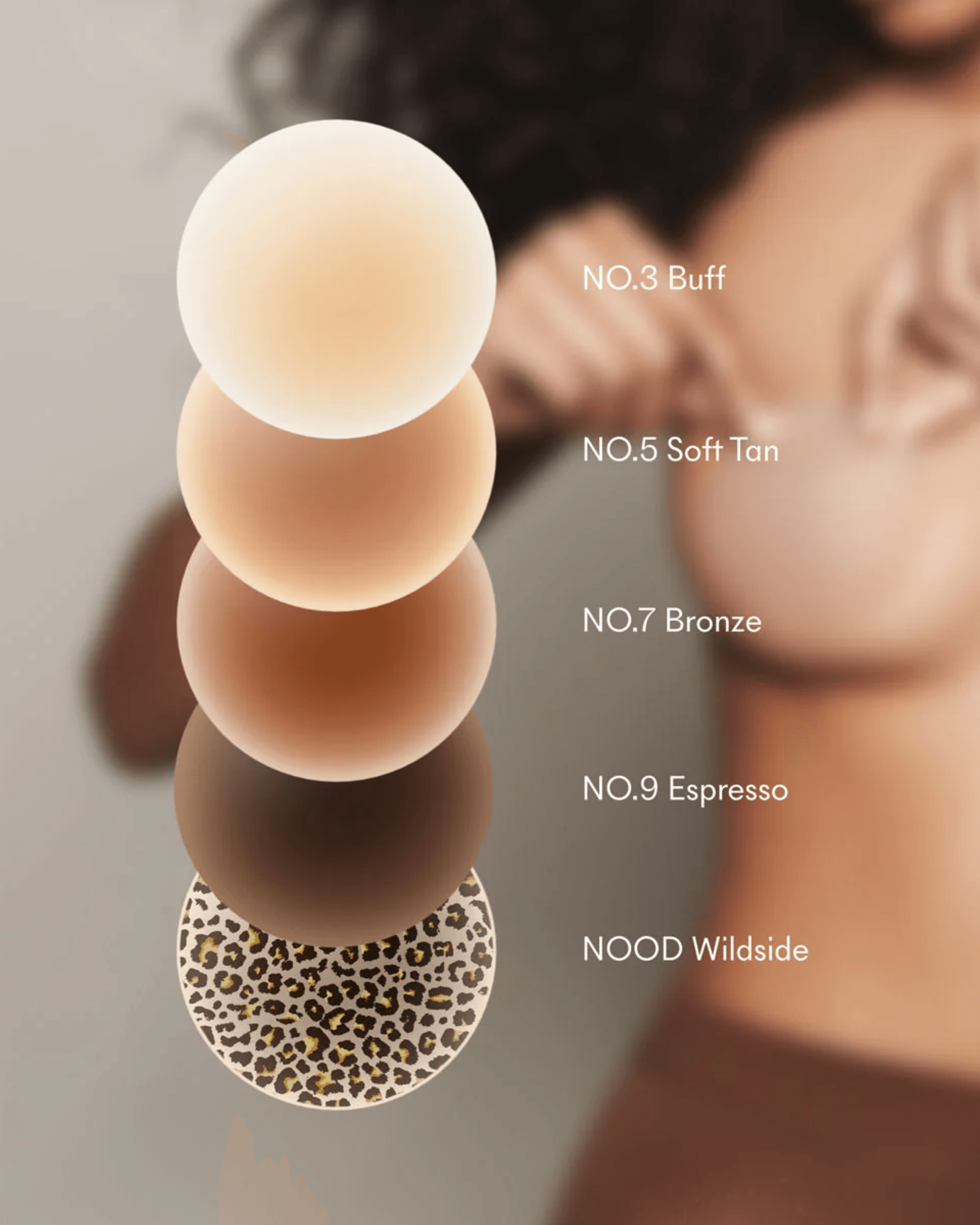 NOOD: No-Show | Adhesive Nipple Covers - Endless - UAE Rental and Resale for Women's Fashion