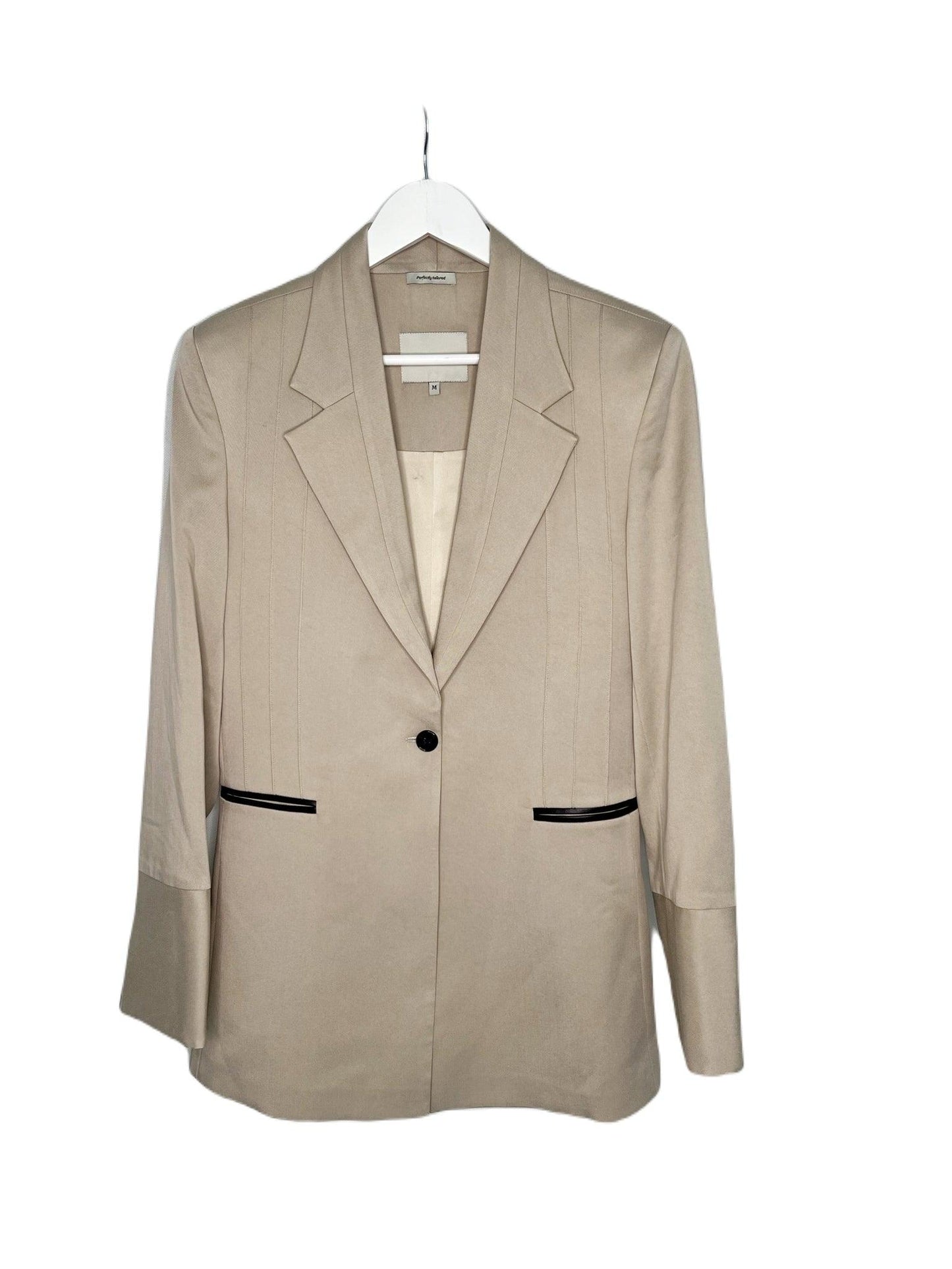 Notched Collar Suit Jacket - Endless