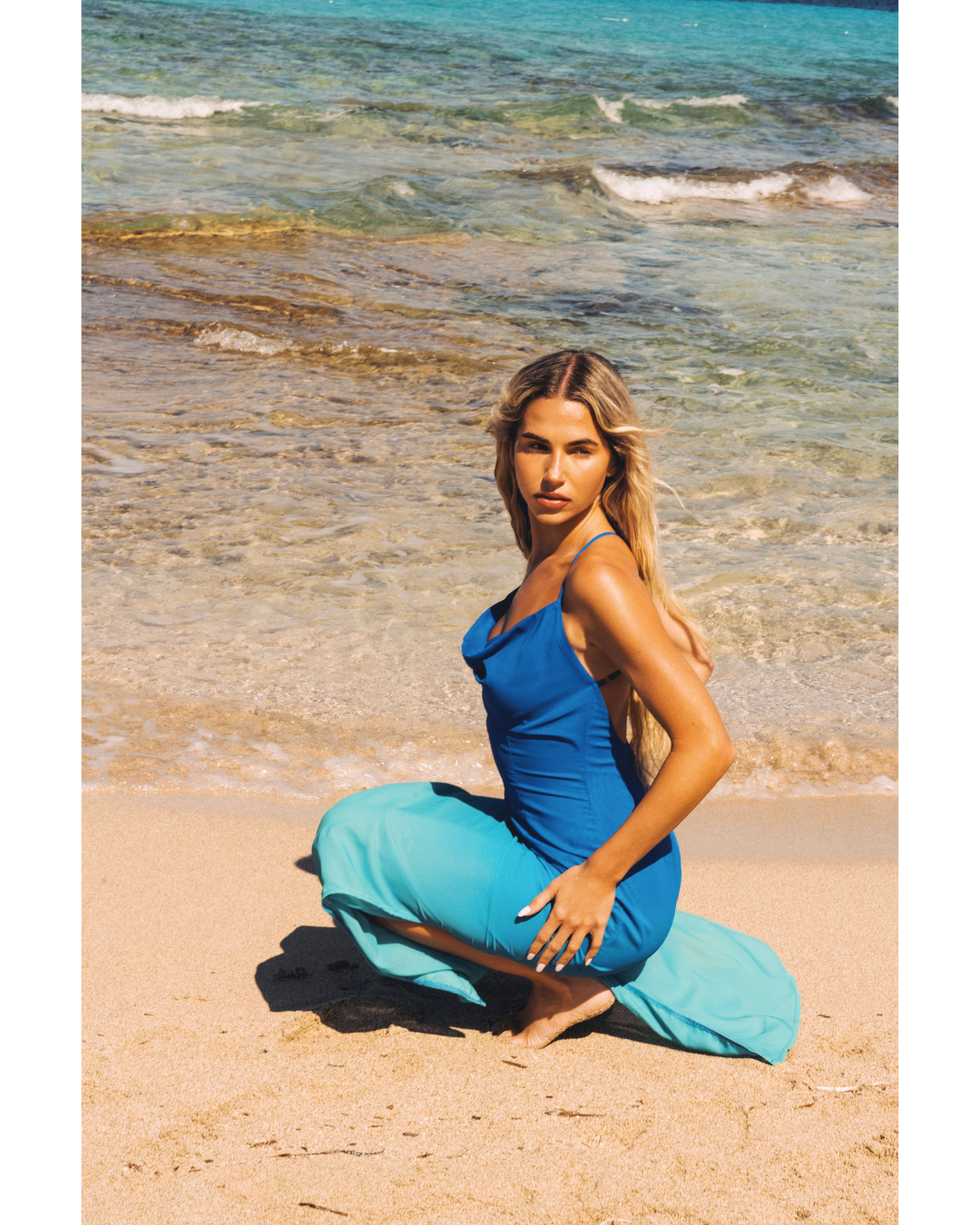 Oceania Ombre Backless Maxi Dress - Endless - UAE Rental and Resale for Women's Fashion