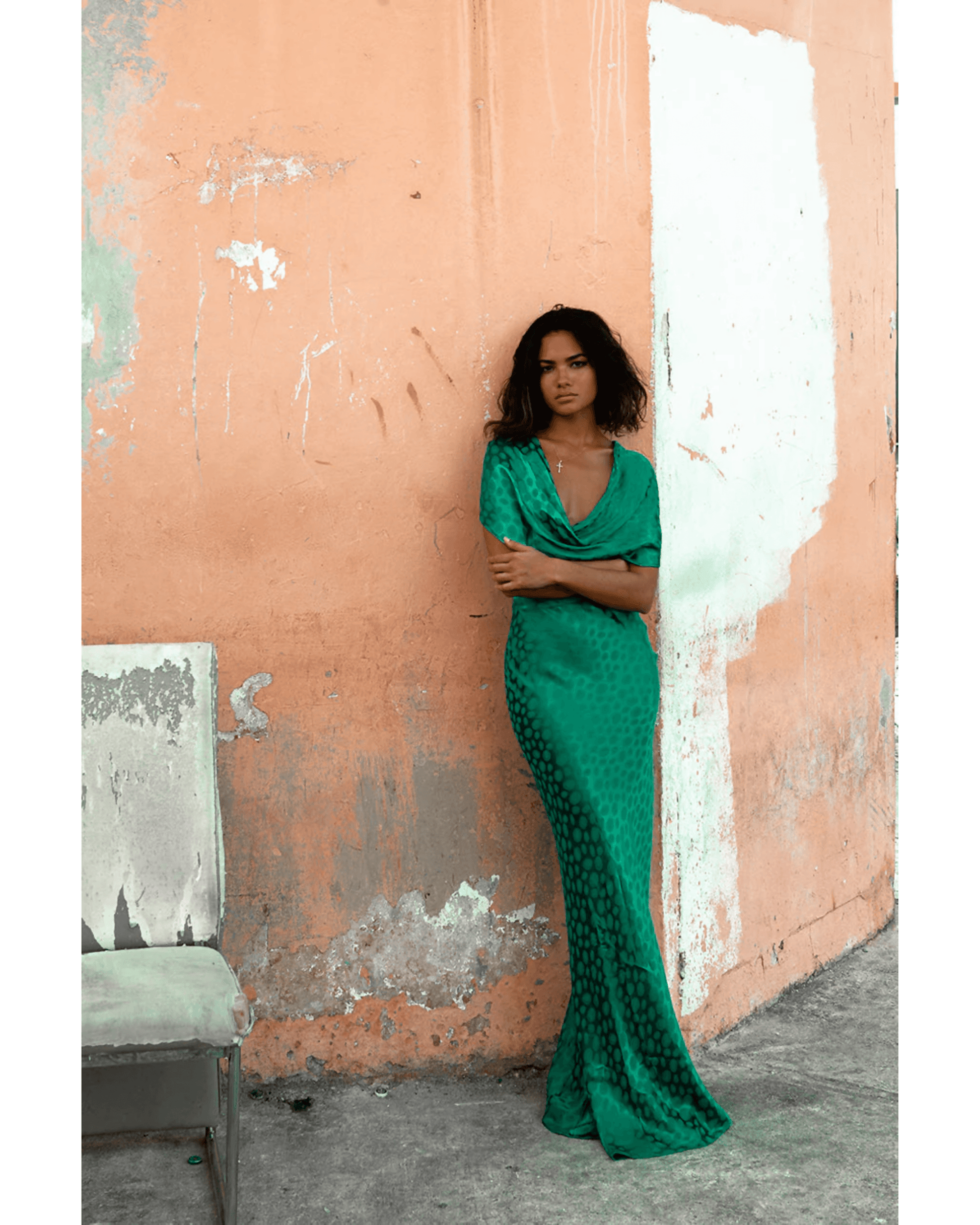 Odessa Dress Green - Endless