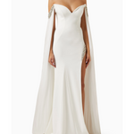 Off-shoulder Cape-sleeve Mermaid Gown - Endless - UAE Rental and Resale for Women's Fashion