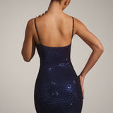 Ayleen Embellished Cut-Out Mini Dress