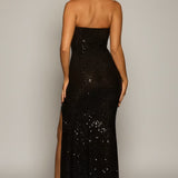 Sansel Embellished Halterneck Gown