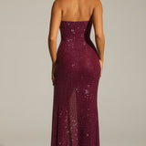 Sansel Embellished Halterneck Gown