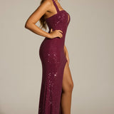 Sansel Embellished Halterneck Gown