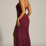 Sansel Embellished Halterneck Gown