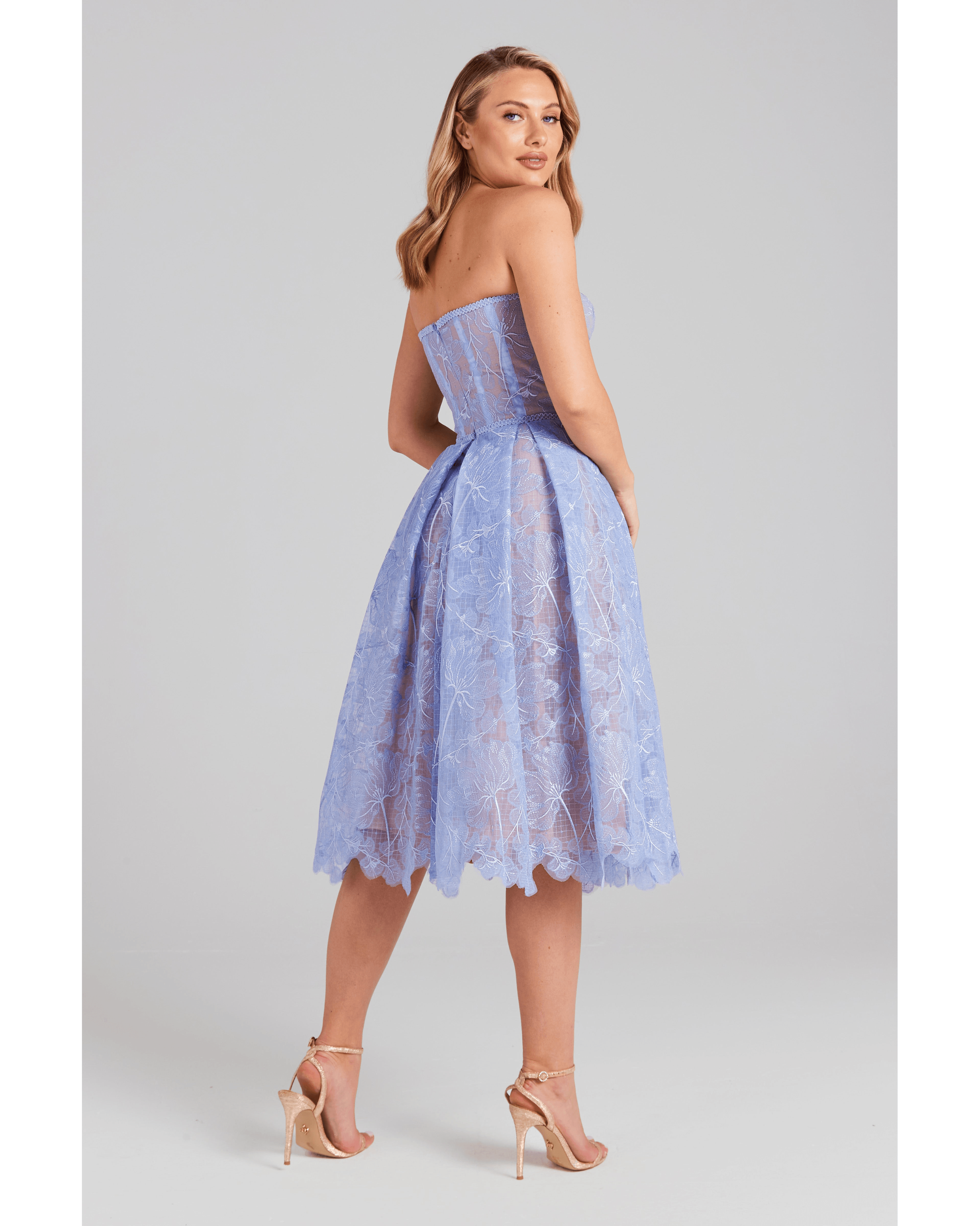 Olivia Blue Dress - Endless - UAE Rental and Resale for Women's Fashion