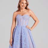 Olivia Blue Dress - Endless - UAE Rental and Resale for Women's Fashion