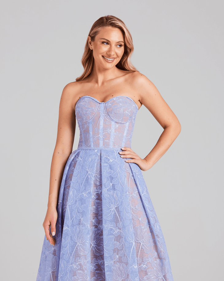 Olivia Blue Dress - Endless - UAE Rental and Resale for Women's Fashion