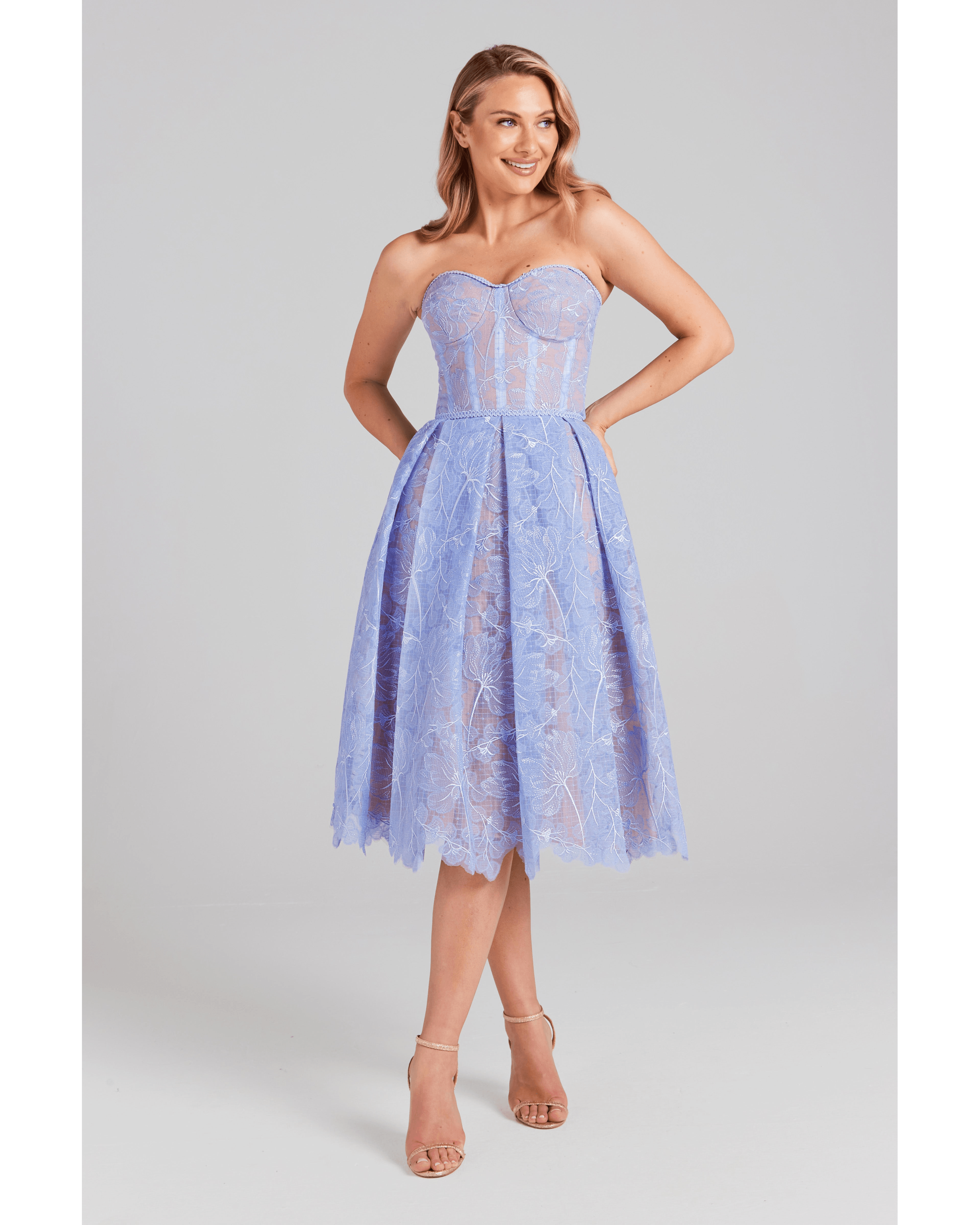 Olivia Blue Dress - Endless - UAE Rental and Resale for Women's Fashion