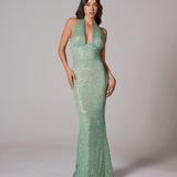 Olivia Halter Maxi Dress - Endless - UAE Rental and Resale for Women's Fashion