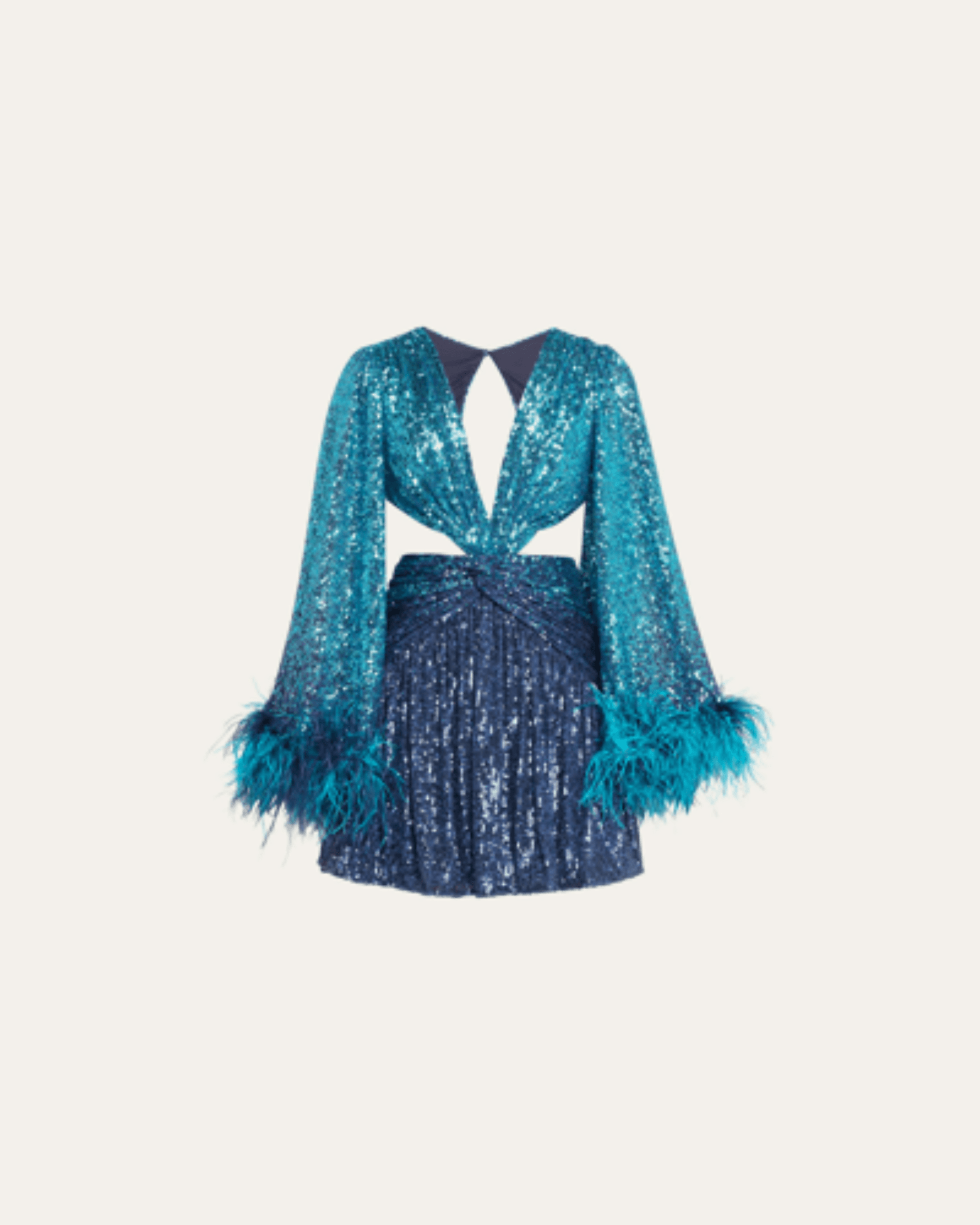 Ombre Sequin Mini Dress - Endless - UAE Rental and Resale for Women's Fashion