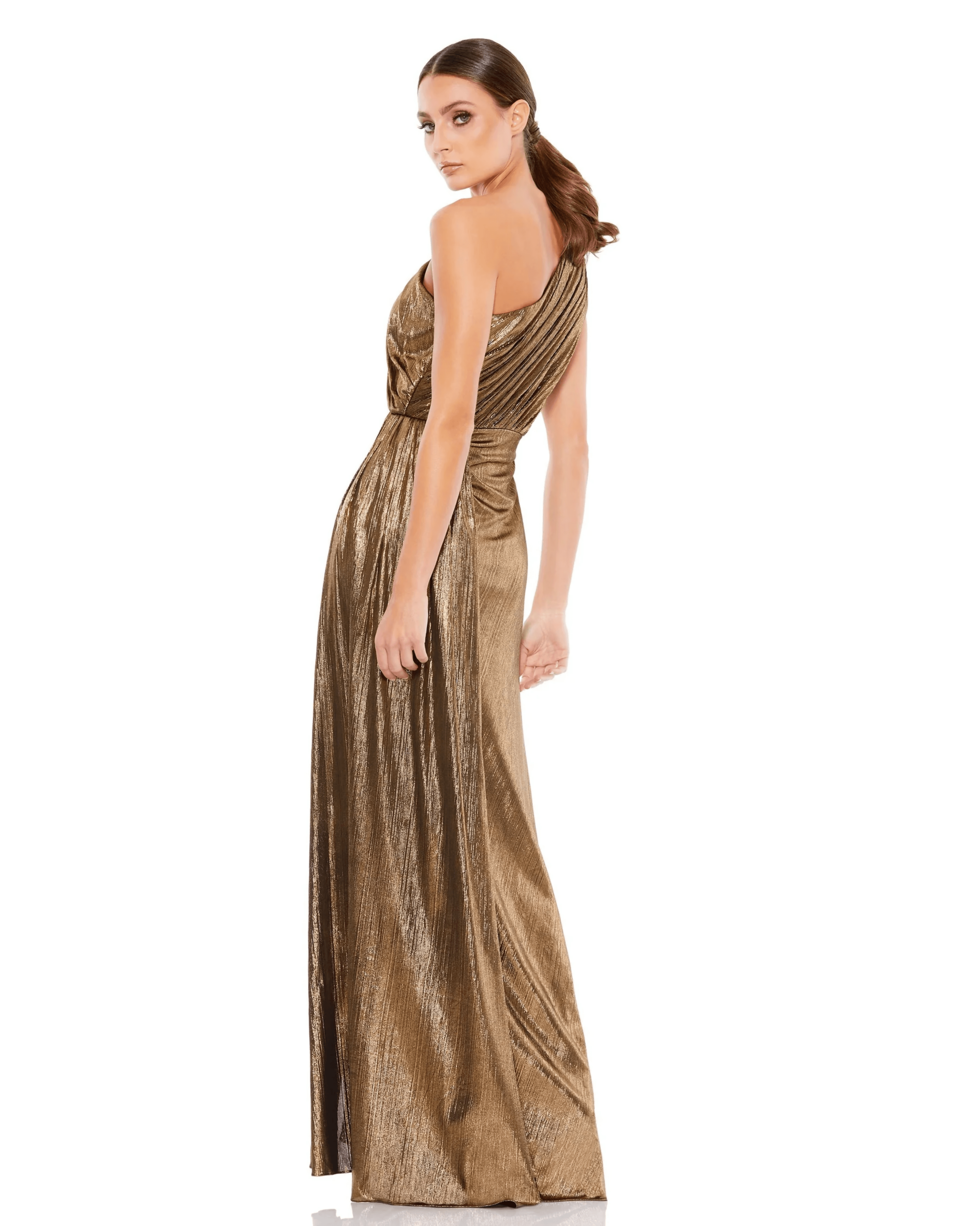One Shoulder Draped Gown - Endless - UAE Rental and Resale for Women's Fashion