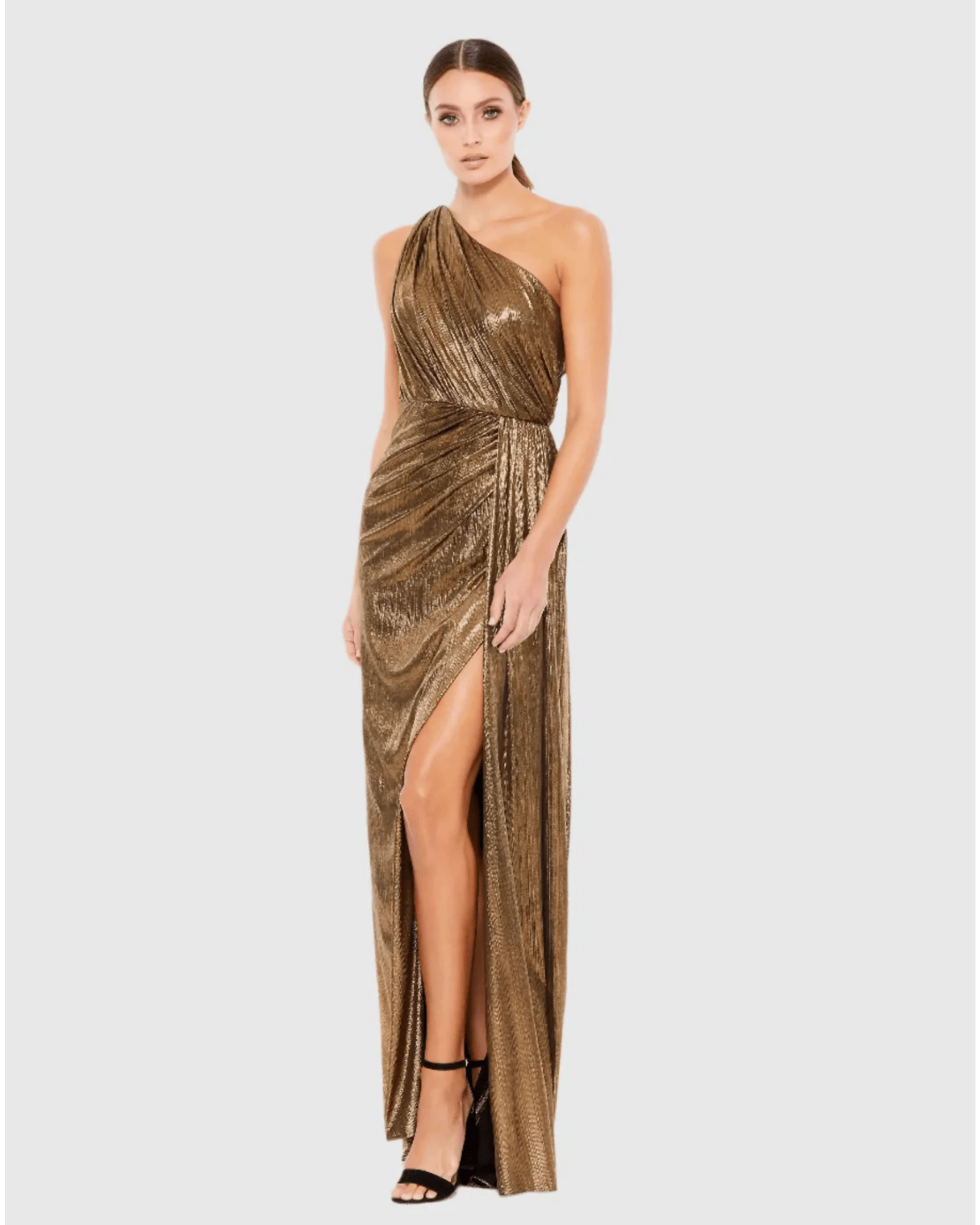 One Shoulder Draped Gown - Endless - UAE Rental and Resale for Women's Fashion